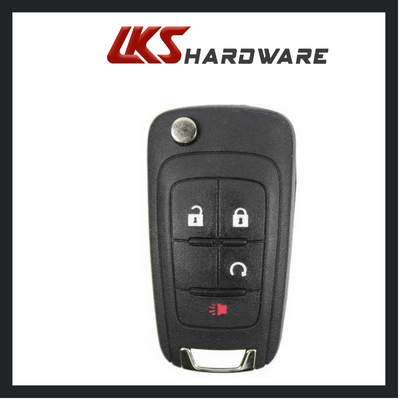 2010-2019 Gm   4-button Flip Key   Pn: 20873622   Oht01060512 