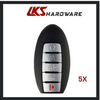 Load image into Gallery viewer, 2016-2018 Infiniti / Nissan / 5-Button Smart Key / PN: 285E3-4RA0B / KR5S180144014 / (IC 204) (PACK OF 5)

