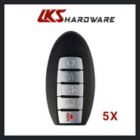 Load image into Gallery viewer, 2013-2015 Nissan Maxima / Altima / 5-Button Prox Smart Key / PN: 285E3-3TP5A / KR5S180144014 / IC 014 ( PACK OF 5 )
