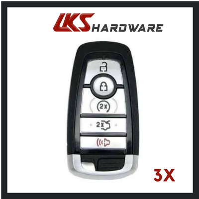 2017-2020 Ford / 5-Button Smart Key / M3N-A2C93142600 / 902 MHZ ( PACK OF 3 )