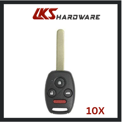 2006-2013 Acura / Honda Civic 4-Button Remote Head Key / N5F-S0084A( PACK OF 10 )