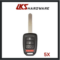 Load image into Gallery viewer, 2013-2019 Honda CR-V / Crosstour / Fit 3-Button Remote Head Key / MLBHLIK6-1T ( PACK OF 5 )
