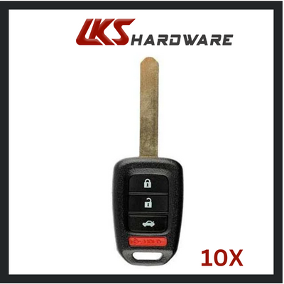 2013-2015 Honda Accord / Civic / 4-Button Remote Head Key / MLBHLIK6-1T (G-Chip) ( PACK OF 10 )