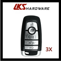 Load image into Gallery viewer, 2017-2022 Ford F-Series 5-Button Smart Key w/ Tailgate / M3N-A2C93142600 / 902 MHZ ( PACK OF 3 )
