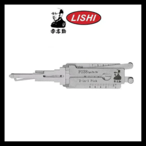 ORIGINAL LISHI - H75 FO38 Ford / 8-Cut / 2-in-1 Pick & Decoder / AG