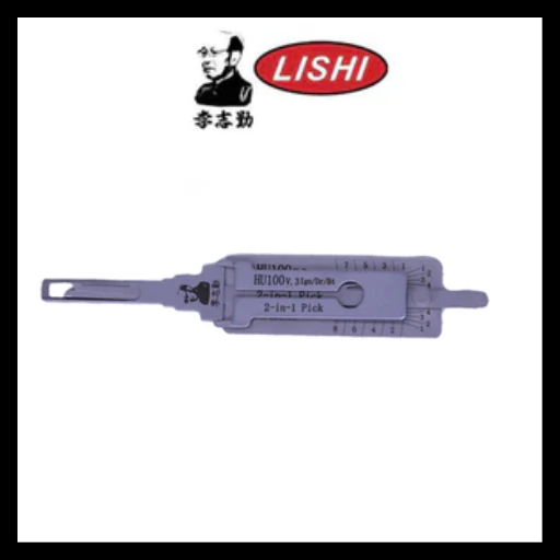 ORIGINAL LISHI - HU100 GM / 8 Cut / 2-In-1 Pick & Decoder / AG