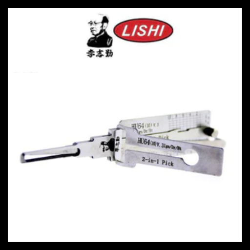 ORIGINAL LISHI - HU64 V.3 Mercedes / 2-in-1 / Pick & Decoder / Ignition / Door / Trunk / Twin Lifter AG