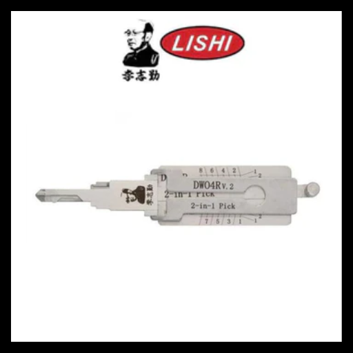 ORIGINAL LISHI - DWO4R DWO5R GM / 2-In-1 Pick & Decoder / AG