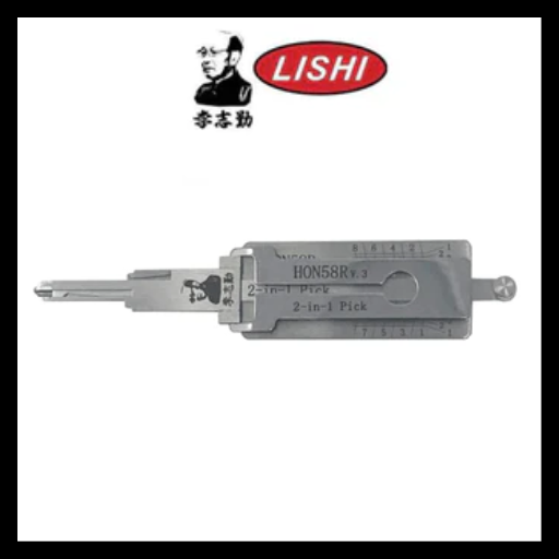 ORIGINAL LISHI - HON58R HD103 HD106 Honda / 8-Cut / 2-In-1 Pick & Decoder