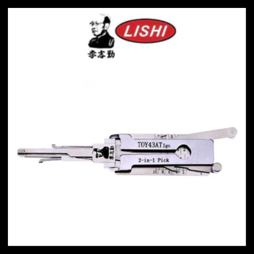 ORIGINAL LISHI - TOY43AT Toyota / 10-Cut / 2-in-1 Pick & Decoder / IGN / AG