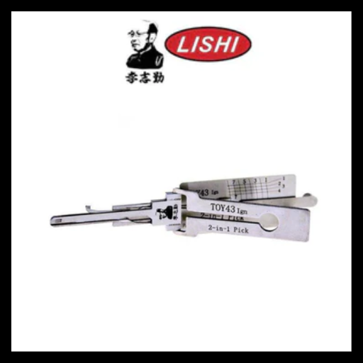 ORIGINAL LISHI - TOY43 Toyota / 8-Cut / 2-in-1 Pick & Decoder