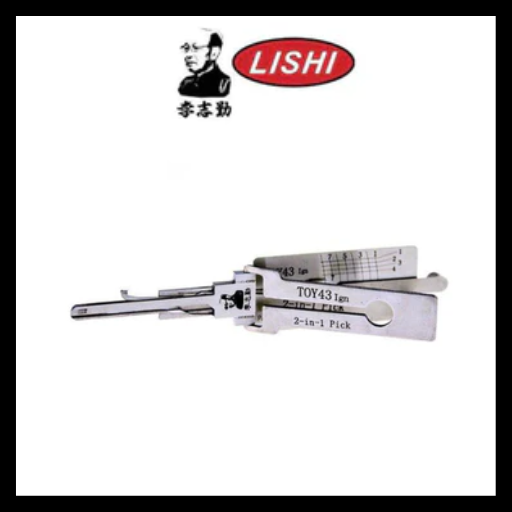 ORIGINAL LISHI - TOY43 Toyota / 8-Cut / 2-in-1 Pick & Decoder / IGN / AG