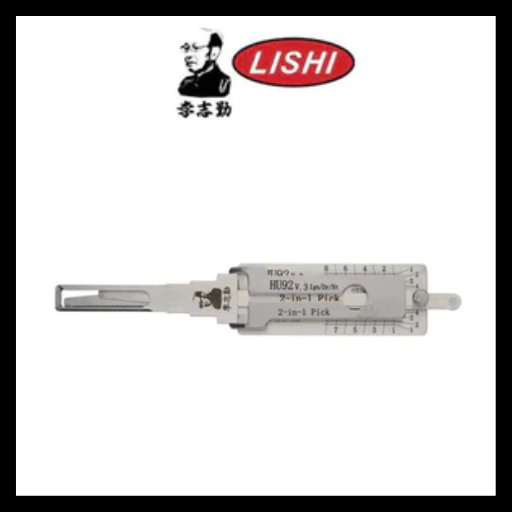 ORIGINAL LISHI - HU92 BMW / 2-in-1 Pick & Decoder / Twin Lifter / AG