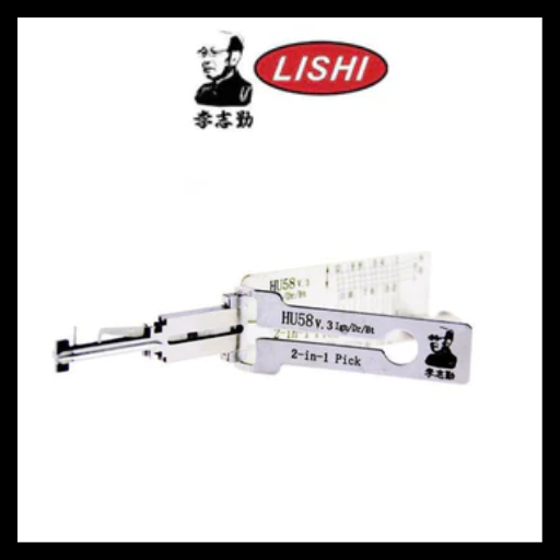 ORIGINAL LISHI - HU58 BMW / 2-in-1 Pick & Decoder / Twin Lifter / AG