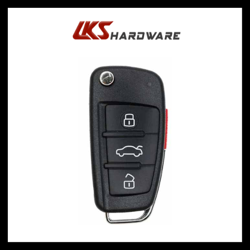 2006-2010 Audi / 4-Button Remote Flip Key / NBG009272T / 315 MHz (AFTERMARKET)