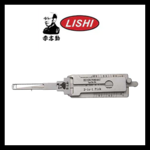 ORIGINAL LISHI - HU198 Ford 2017 / New Keyway 2-In-1 Pick & Decoder / AG