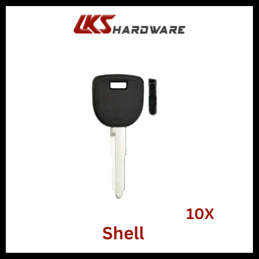 2003-2014 Mazda MZ24 / MZ34 / W/ Chip Holder / Transponder Key SHELL (NO CHIP) (AFTERMARKET) (PACK OF 10)