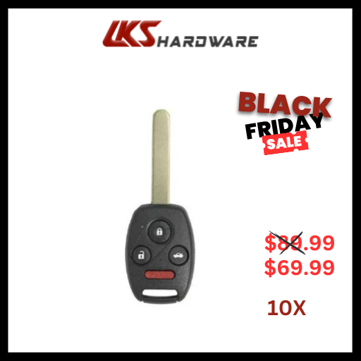 2006-2013 Acura / Honda Civic 4-Button Remote Head Key / N5F-S0084A( PACK OF 10 )