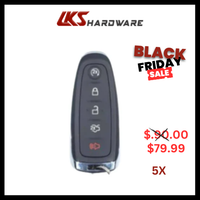 Load image into Gallery viewer, 2011-2020 Ford 5-Button PEPS Smart Key H75 Emergency Key / M3N5WY8609 ( PACK OF 5 )
