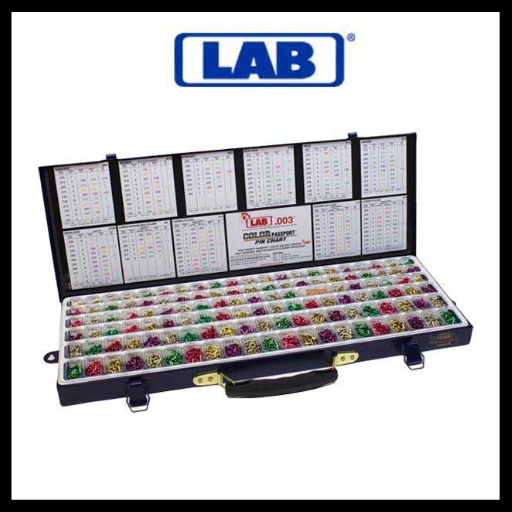 Lab Pin Chart.pdf LAB - LPK003.- Classic Pro - Universal Rekeying Pin Kit | Lks Hardware
