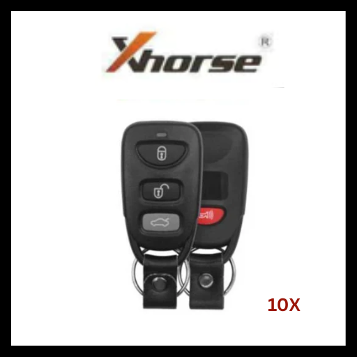 Hyundai Style / 4-Button Universal Remote for VVDI Key Tool (Wired)(Pack of 10)
