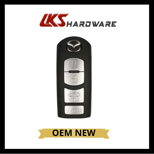 2014-2019 Mazda / 4-Button Smart Key / PN: GJY9-67-5DY / WAZSKE13D01 (OEM)