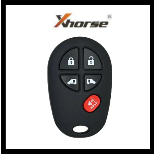 Toyota Style / 5-Button Universal Remote for VVDI Key Tool (Wired)