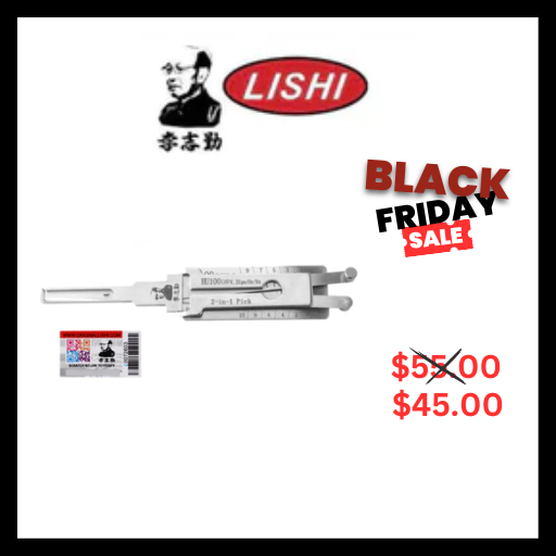ORIGINAL LISHI - HU100 GM / 10 Cut / 2-In-1 Pick / AG