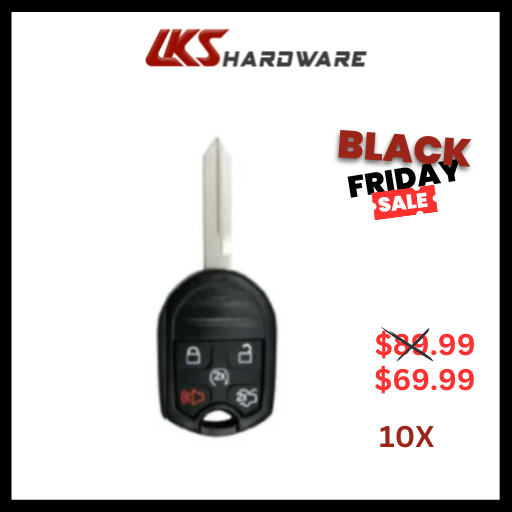 2007-2017 Ford Lincoln / 5-Button Remote Head Key / CWTWB1U793 (Pack OF 10)