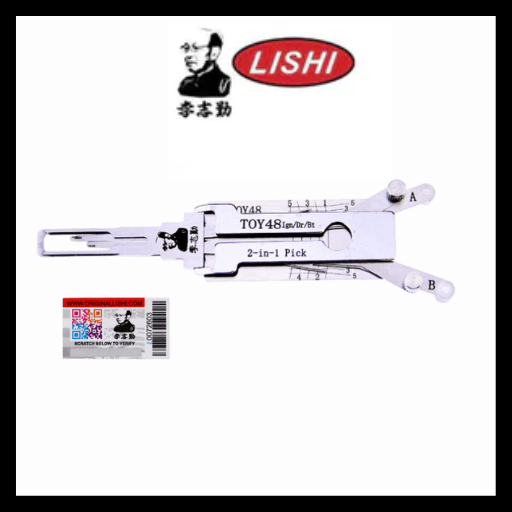 ORIGINAL LISHI - TOY48 Toyota Lexus / 2-in-1 Pick & Decoder / Quad
