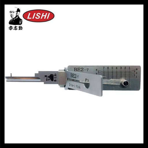 Original Lishi - BE2 BEST A / 7-Pin / 2-in1 Residential Tool