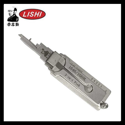 Original Lishi - C9200 C8700 1646 1069L National CompX Mailbox / 2-in-1 Pick & Decoder / AG