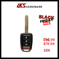 Load image into Gallery viewer, 2016-2020 Honda Accord Civic / 4-Button Remote Head Key / MLBHLIK6-1TA (G Chip)(Pack of 10)
