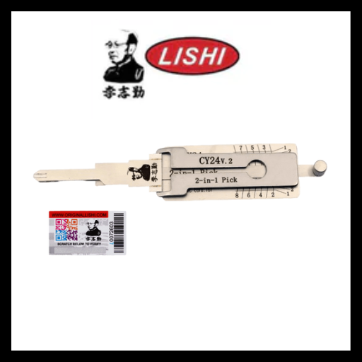 ORIGINAL LISHI - CY24 Y157 Y159 Chrysler / 8-Cut / 2-in-1 Pick & Decoder / AG