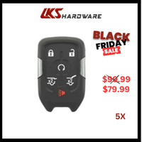 Load image into Gallery viewer, 2015-2020 GMC Chevrolet / 6-Button Smart Key / HYQ1AA  ( PACK OF 5 )
