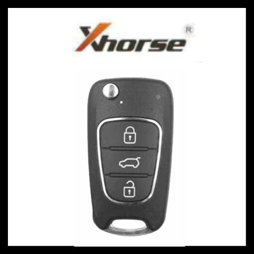 Hyundai Style / 3-Button Universal Remote Flip Key for VVDI Key Tool (Wired)