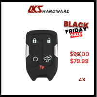 Load image into Gallery viewer, 2019-2022 Chevrolet Silverado / 5-Button Smart Key w/ Tailgate / PN: 13508398 / HYQ1EA / 434 Mhz ( PACK OF 4 )
