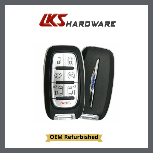 2017-2024 Chrysler Pacifica / 7-Button Smart Key / No KeySense / PN: 68217832AC / M3N-97395900 (OEM Refurb)