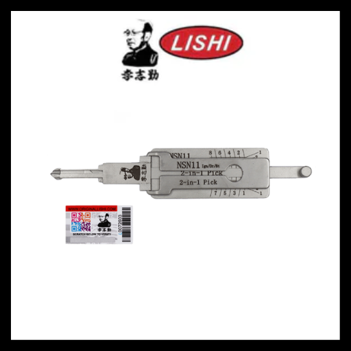 ORIGINAL LISHI - NSN11 Nissan / 2-in-1 Pick & Decoder