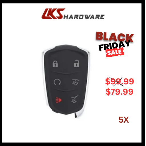 2015-2020 Cadillac Escalade 6-Button Smart Key / HYQ2AB / 315 Mhz (Pack of 5)