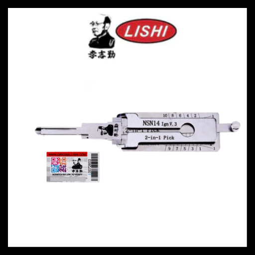 ORIGINAL LISHI - NSN14 Nissan Infiniti / 10-Cut / 2-in-1