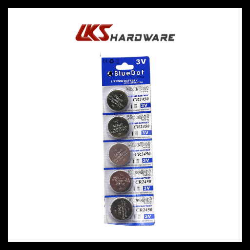 CR-2450 3V Lithium Button Cell Coin High Energy Batteries