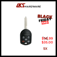 Load image into Gallery viewer, 2007-2017 Ford Lincoln / 5-Button Remote Head Key / CWTWB1U793 (Pack OF 5)
