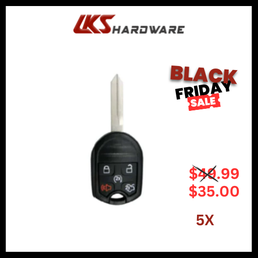 2007-2017 Ford Lincoln / 5-Button Remote Head Key / CWTWB1U793 (Pack OF 5)