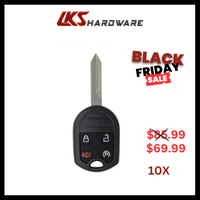 Load image into Gallery viewer, 2008-2018 Ford F-Series Explorer / 4-Button Remote Head Key / OUC6000022 (PACK OF 10)
