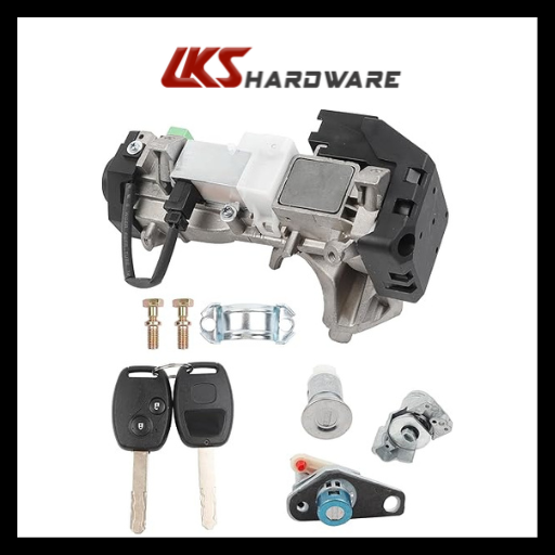 Complete Ignition Lock Cylinder & Housing For Honda Accord CRV FIT Odyssey Civic 2006-2011 (AFTERMARKET)