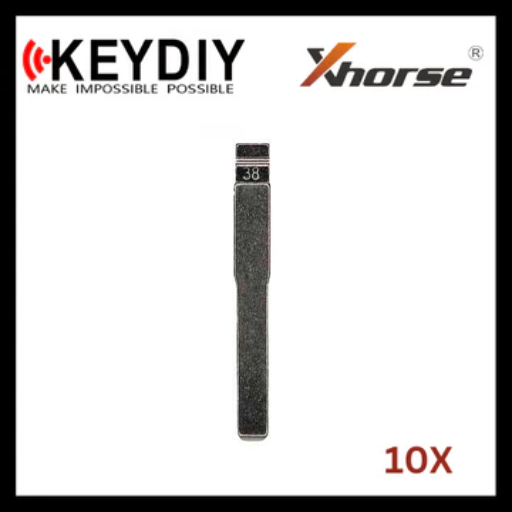 KEYDIY - HU101 - Flip Key Blade - #38 - For Xhorse / Keydiy Universal Remote Flip Keys - ( PACK OF 10 )