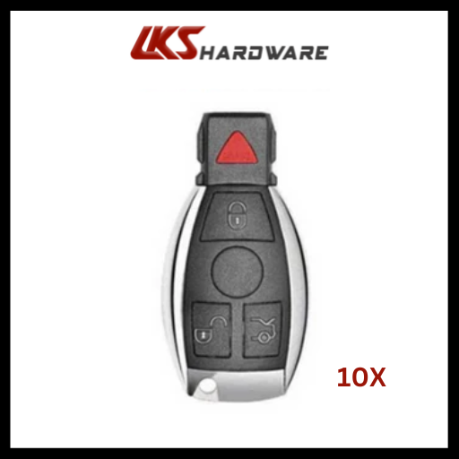 Mercedes Benz 1997-2014 / 4-Button Fobik Key / IYZ-3312 / 315 MHz (PACK OF 10)