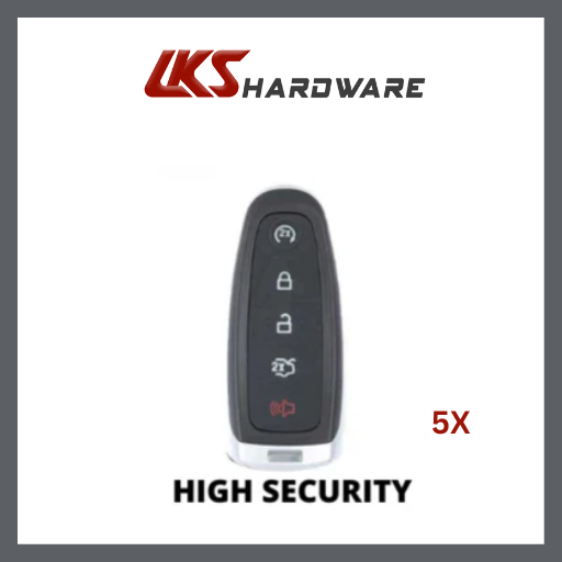 2013-2020 Ford / 5-Button Smart Key / PEPS / PN: 164-R7995 / M3N5WY8609 ( PACK OF 5 )