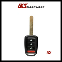 Load image into Gallery viewer, 2016-2020 Honda Accord Civic / 4-Button Remote Head Key / MLBHLIK6-1TA (G Chip)(Pack of 5)
